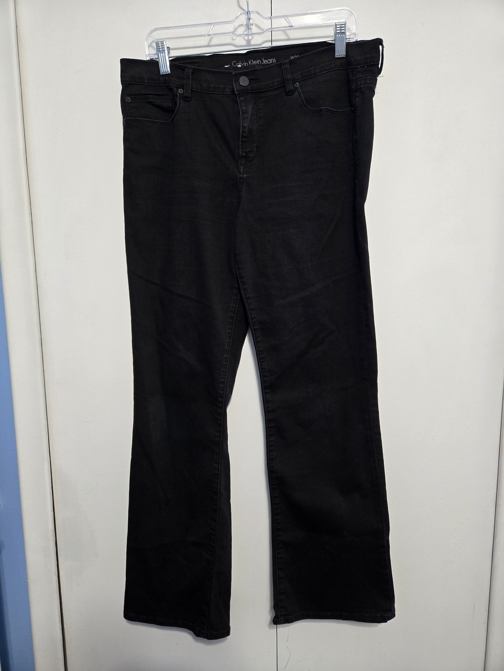 Calvin Klein Jeans Modern Boot Black Stretch Jeans Women's W33 L30